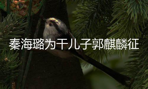 子郭征婚 曝谈过干儿璐为恋爱秦海麒麟其曾3次